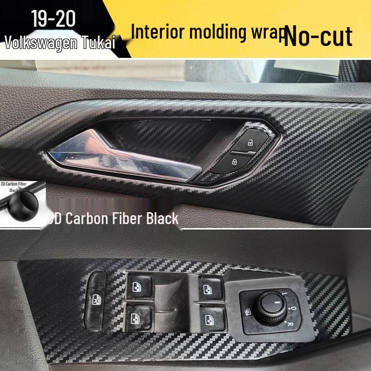 Volkswagen T-Cross 2019-20 Interior Console Gear Shift Anti-Scratch Decorative Stickers