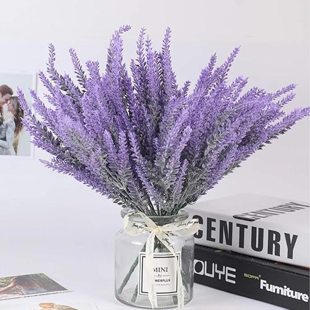 Plastic Provence Lavender Wedding Fake Plants Gifts Artificial Flowers  Table Decoration