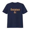 Fontaines D C Gothic Logo Black T Shirt New Official Band Merch  vintage Washed fashion streetwear Soft designer clothes
