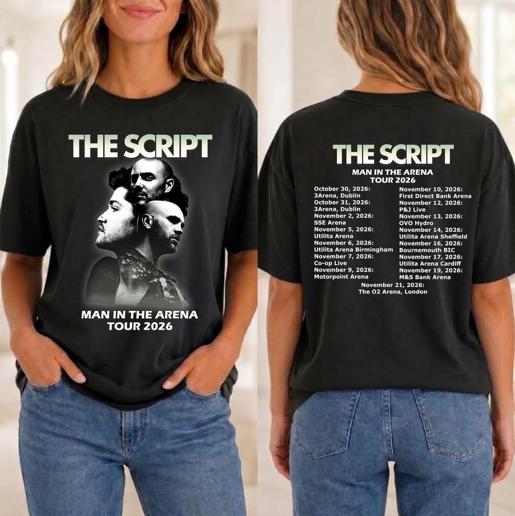 Футболка The Script Man in the Arena Tour 2026