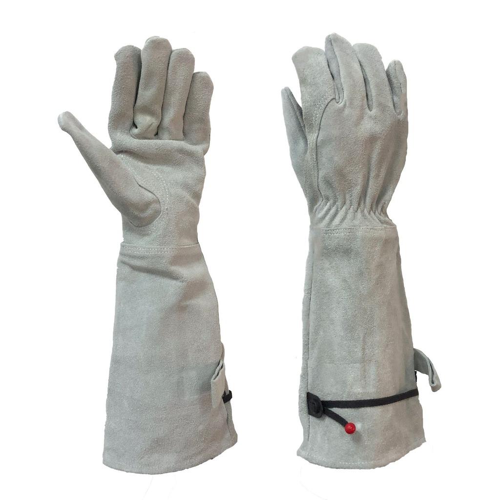 Thorn Proof Gloves Breathable Protective Work Gloves Cowhide Leather Gloves Comfortable For Pruning Garden Outdoor Work