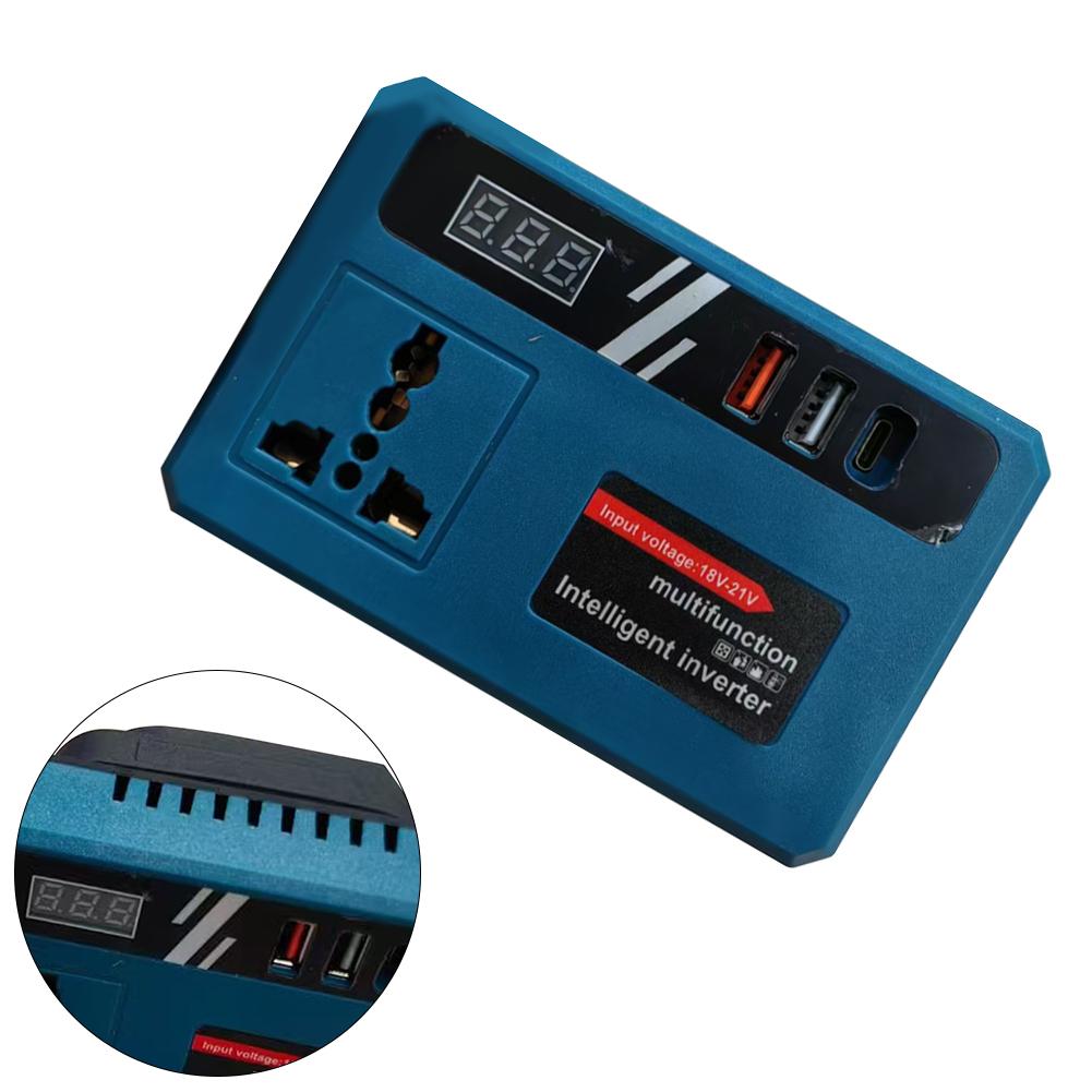Perfect Companion Portable 120W Inverter DC18V21V To Household Devices