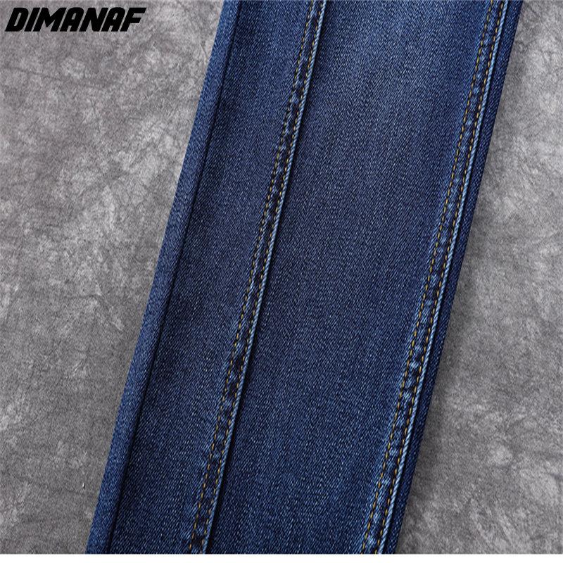 DIMANAF 2024 новые джинсы больших размеров, осенние женские базовые эластичные брюки, свободные повседневные женские модные синие стильные брюки, брюки