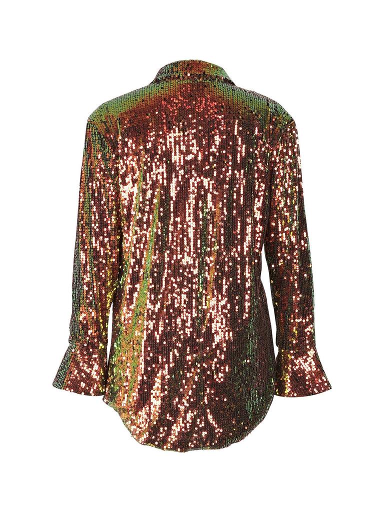 Sequin Women's Shirt Jacket - European & American Style, AL293