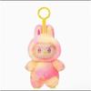 The third-generation rubber-lined labubu plush toy figurine, macaron Labubu doll pendant, small doll