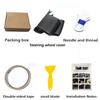 For BMW M Sport G30 G31 G32 G20 G21 G14 G16 X3 G05 X4 G02 X5 DIY Genuine Leather Car Interior Non-slip Car Steering Wheel Cover