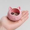 3D-печатница-подставка для ручек в виде кошачьей головы, милый настольный контейнер для хранения, контейнер с широким горлышком для мелочей, ключей, ручек, кистей для макияжа, браслетов, колец