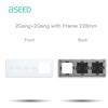 Bseed 228mm 1 Gang 2 Gang 3 Gang Switch With Wall Socket Glass Panel Only White Black Gloden EU Standard Pearl Crystal Glass