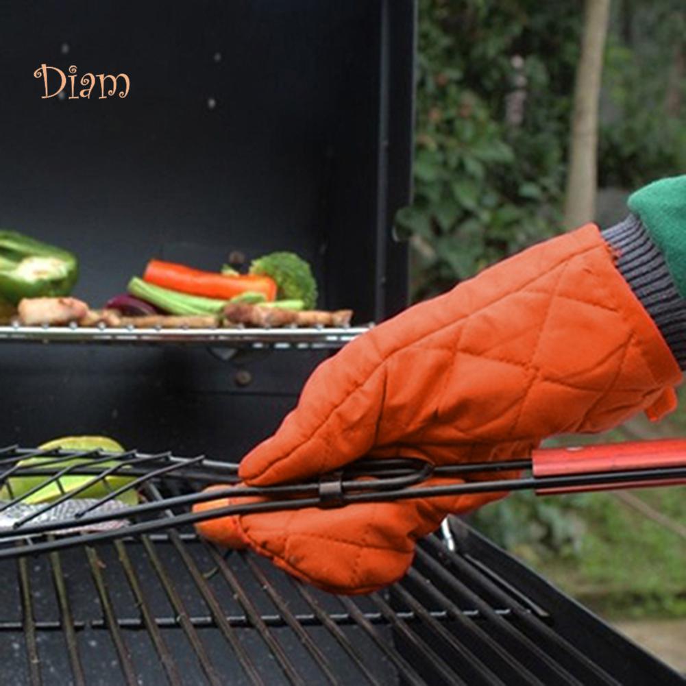 Tenfyer Cotton Oven Mitt Heat Proof Resistant Protector Kitchen Cooking Pot Holder Glove