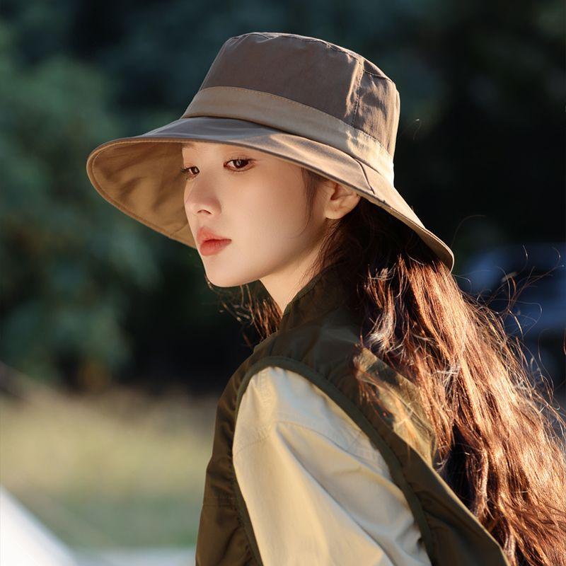 Новая летняя шляпа женская шляпа-ведро для путешествий на открытом воздухе солнцезащитная шляпа