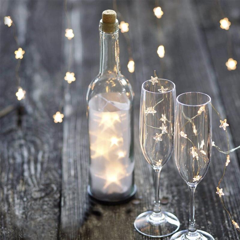 Xiaomi LED Star Fairy Lights String 2/4/6M Battery/USB Plug Garland Stars Light for Room Wedding Party Decoration Navidad 2026