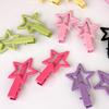 Cute Star Barrettes Clip Hairpin Y2K Girls Ornaments Headdress Hair Accessories Harajuku Barrettes Clip Bangs Hairpin