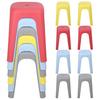 Stackable Stools Stools 17 Inch Plastic Nesting Classroom Backless Chairs Living Room for Home Party Office School Students Adults Dining Room