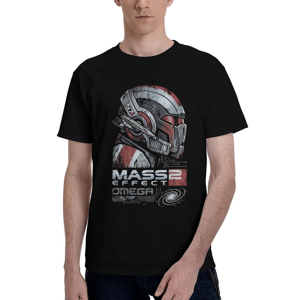 1 Piece Comunisexder Funny Graphic 100 Cotton Tshirt Mmass Effect Tops Tees For Unisex