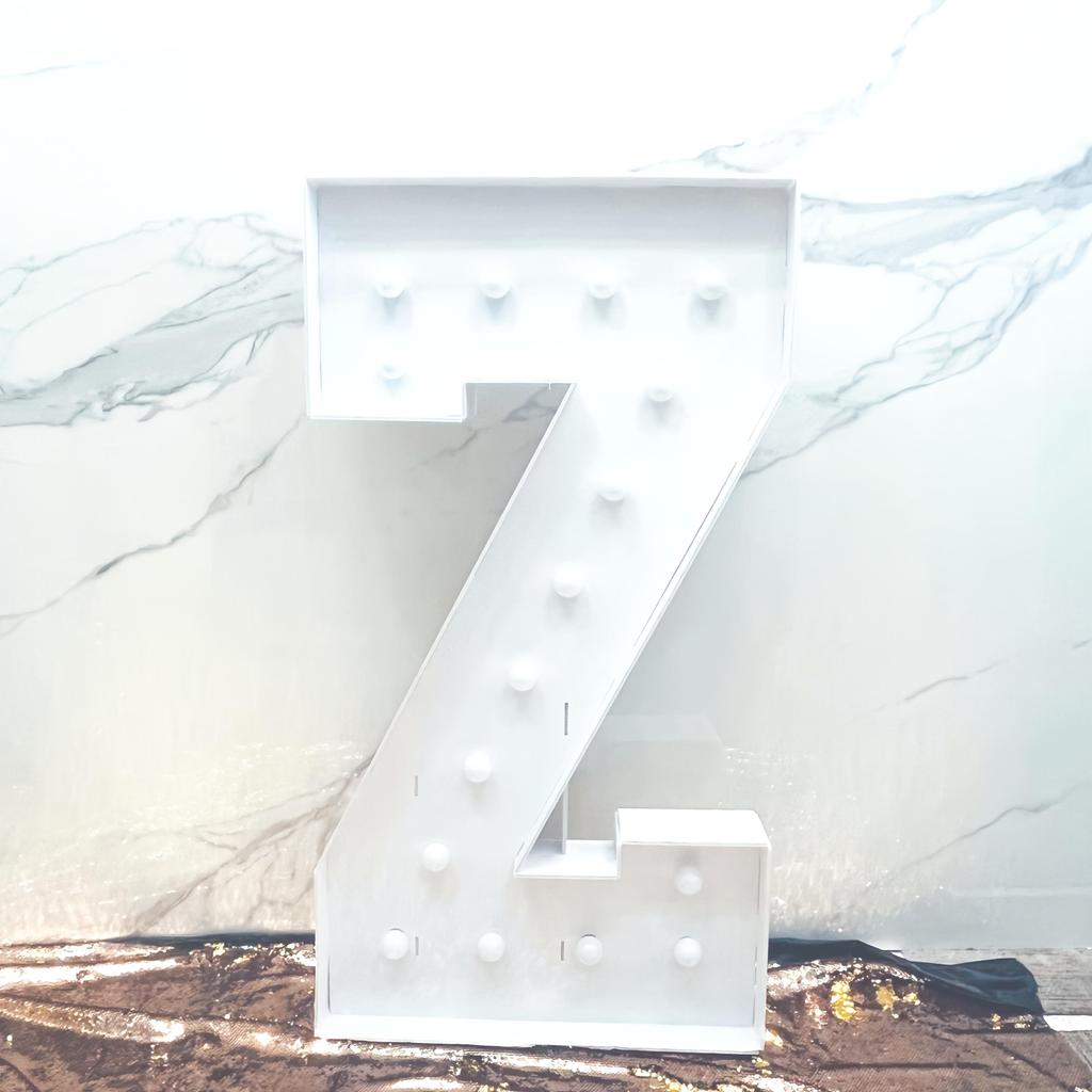 1PC 92CM White Light 3D KT Board Letters Sign-26 Letters & Symbols,Snap-Fit+Stand, for Roman Numerals (XIV/XV/XVI) for Birthday, Anniversary Decor