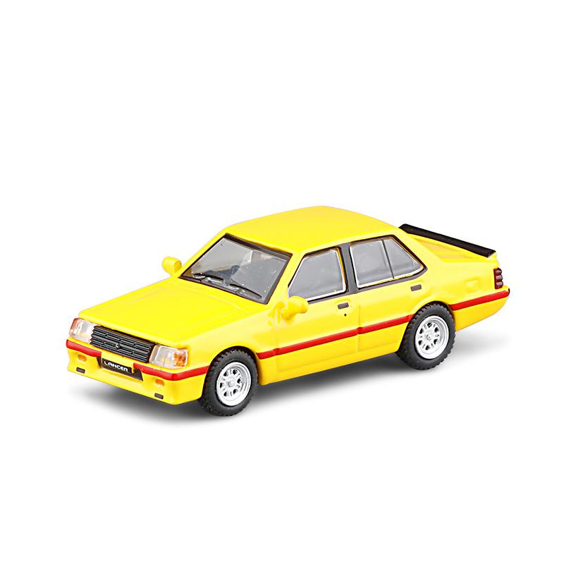 1/64 Mitsubishi Lancer EX2000 Turbo Миниатюрная модель Литой сплав Игрушечная машинка 1/64 JKM Классический автомобиль Свободные колеса Коллекция Подарок