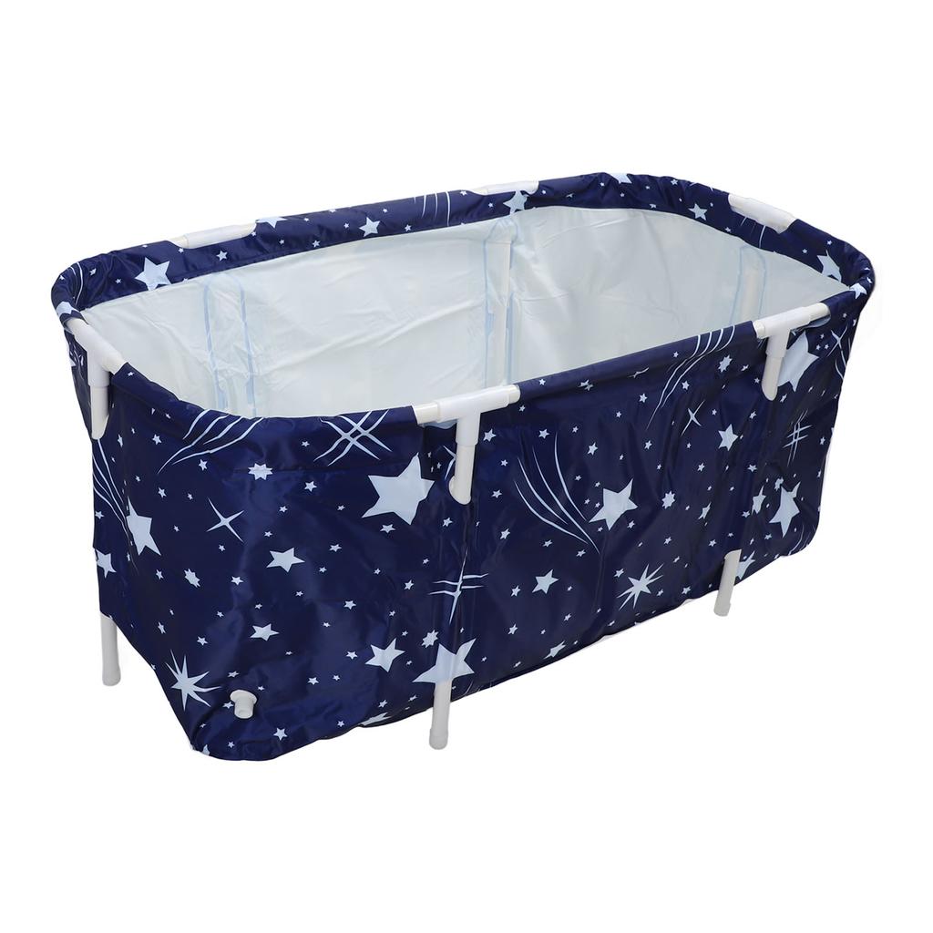 Portable Bathtub Multifunctional Large Space Full Body Folding Soaking Bath Tub for Kids Adults for