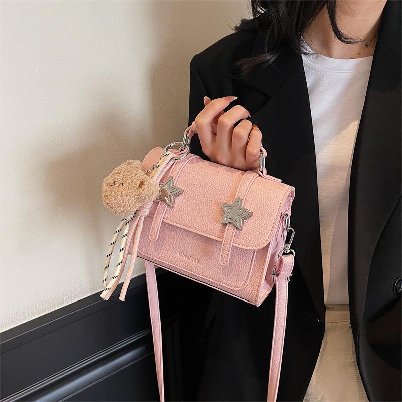 Нишевый дизайн новые модные женские сумки, универсальные сумки контрастных цветов, женские маленькие квадратные сумки для работы, сумки через плечо