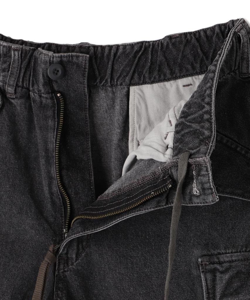 AVIREX Official Store Exclusive DENIM EASY CARGO SHORTS men's M 010 black 783-5113009