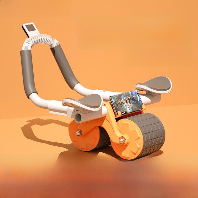 Автоматическое колесо для пресса - фитнес-оборудование для подтяжки пресса и укрепления корпуса. Идеально подходит для домашних тренировок.