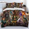 3D Print Game World Warcraft WOW Bedding Set Duvet Cover Bed Set Quilt Cover Pillowcase Comforter King Queen Size Boys Adult