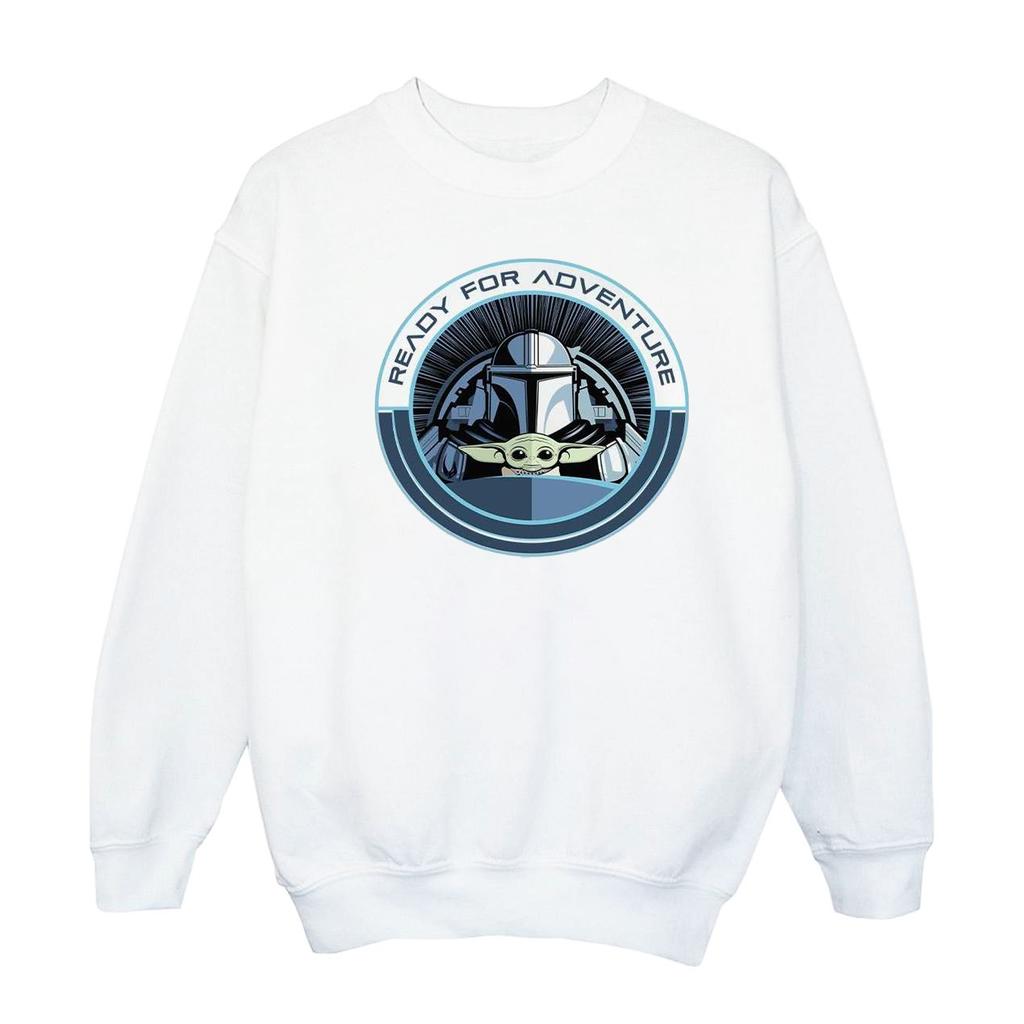 Star Wars Womens/Ladies The Mandalorian Grogu Ready For Adventure Sweatshirt