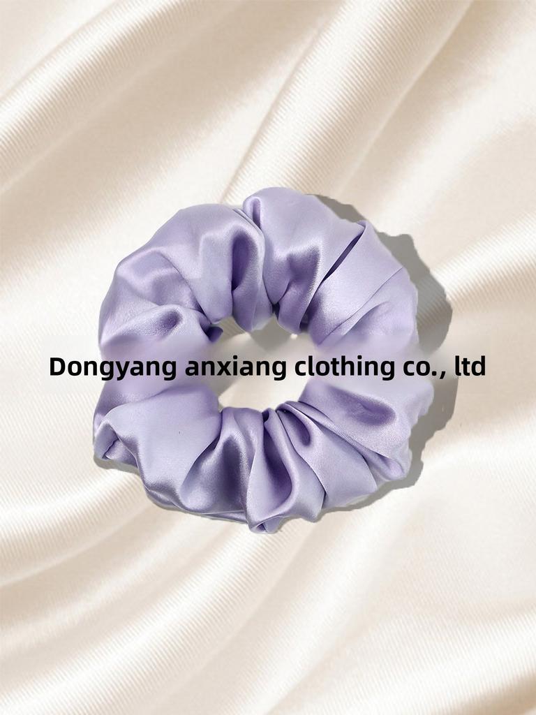 Резинка для волос из 19 момме чистого шелка, ручной работы, шелковая повязка для волос из шелка тутового дерева для женщин (4 см 6 см)