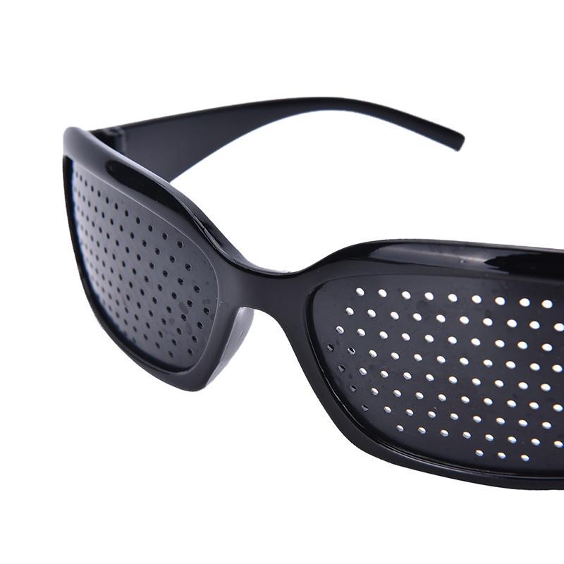 Хорошие очки-пинхолочки Очки Vision Relax Eyesight Care Anti Fatigue Fashion Stenopeic Pin Improver Black