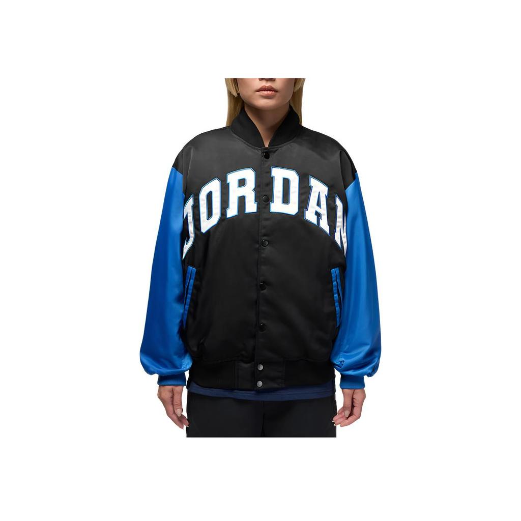 Jordan Куртка Varsity Collegiate Brk, цветной блок, принт логотипа, куртка с длинным рукавом, мужская куртка HV0100-010