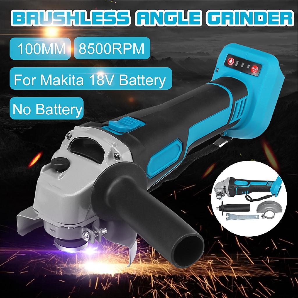 8500RPM Cordless Brushless Angle Grinder Replaces 110mm For 18V Battery