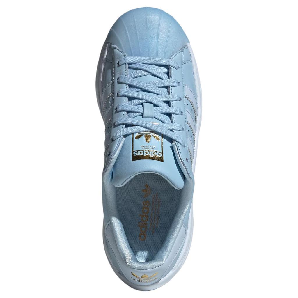 adidas Originals Superstar Bold Удобная посадка Повседневная обувь для образа жизни Женские кроссовки Crystal-Blue KI3553