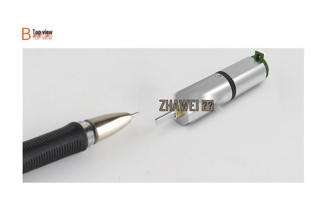 13:1 Reduction Ratio Geared Motor with Encoder & Powder Metallurgy 2-Stage Gearbox