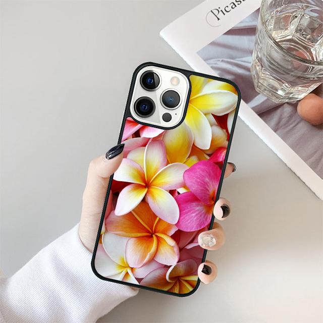 Чехол для телефона «Тропический рай» с гавайским цветком для iPhone 17 Air 15 16 Чехол 14 13 11 12 Pro Max Max Plus Задняя крышка