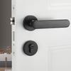 Bedroom Golden Solid Wood Split Lock, Simple Door, Silent Handle Lock