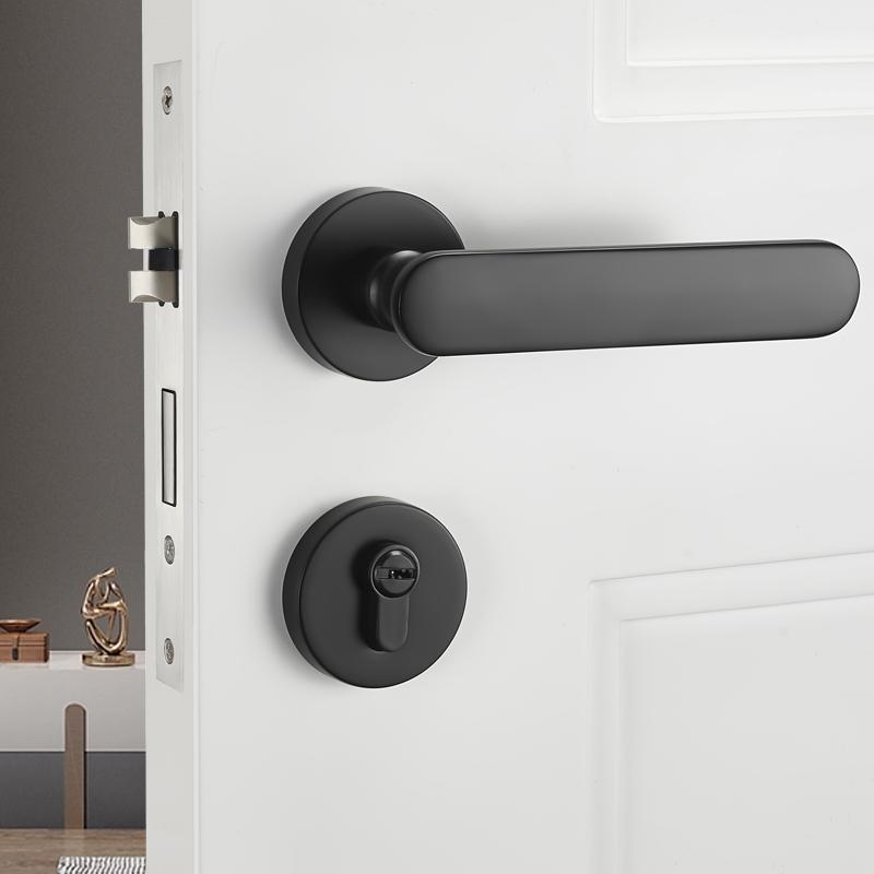 Bedroom Golden Solid Wood Split Lock, Simple Door, Silent Handle Lock