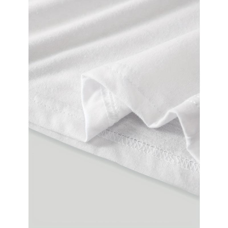 Европейский размер  С принтом Повседневная Круглый вырез Короткий рукав Футболка Летняя Новая Женская одежда