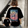 Sailor Moon Цукино Усаги и Луна "Токио 1994" Винтажная футболка, Унисекс Магическая Девочка Аниме Оверсайз Футболка, 100% Хлопок Повседневная Футболка с коротким рукавом