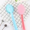 Replaceable Applicator Pads Shower Body Scrubber Long Handle Body Lotion Applicator  Legs