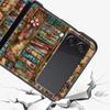 Чехол для телефона Samsung Galaxy Z Flip 3 4 5 6 Складной Черный Корпус Иллюстрация Чтение Книг Для Samsung Z Flip4 Flip5 ПК Жесткая Крышка
