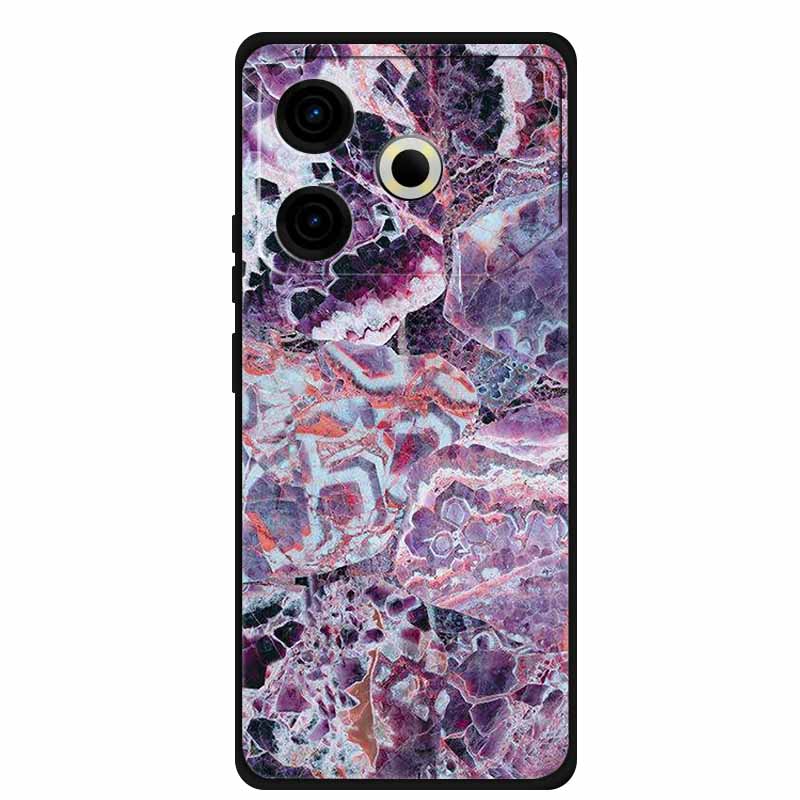 Чехол для телефона Tecno Pova6 Neo, задняя крышка из ТПУ для Pova 6 Neo, цвет мрамора, мягкий чехол, защитный Funda, роскошный силиконовый корпус