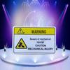 Machine Safety Warning Sign - Do Not Open Door