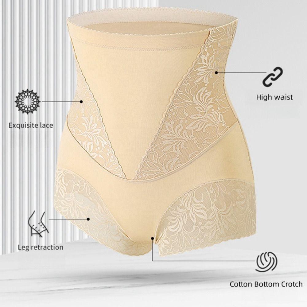 High Waist Slimming Shapewear Cotton Crotch Tummy Control Underpants Seamless Panties Women Women