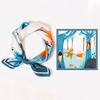 100% Pure Mulberry Silk Women Square Scarf Prints Headband Neckerchief Luxury Female Hair Ornament Female Bandana Scarves 53CM