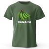 Funny Banana Print T-shirt - Quirky & Playful Summer Top for Men Women, Soft & Comfortable Pure Cotton Tee