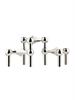 Metal Molecular Structure Candle Holder Nordic Silver Candlestick Centerpiece Living Room Decoration Gift Home Decore Candelabra
