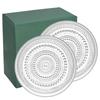 [Официальная подарочная упаковка iittala] Тарелка Kastehelmi, 17 см, Пара (2 куска), Прозрачный, Скандинавский стиль, Идеально для Рождества, Свадеб, Дней рождения, Дома
