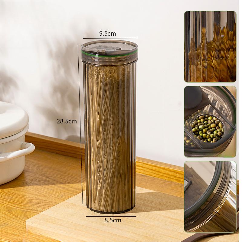 Storage Bucket for Hanging Noodles, Sealed, Specifically Designed for Household Kitchens, Food Grade, Noodle Storage Box, Pasta Storage Tube