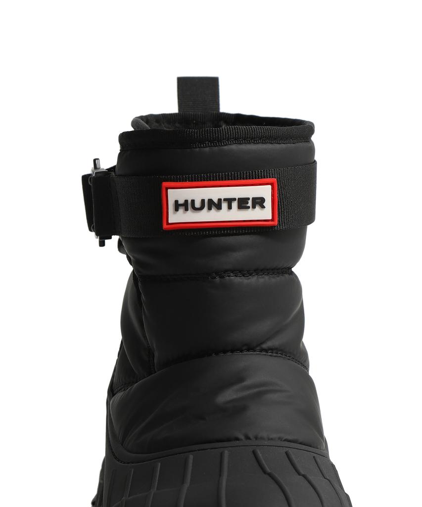 Hunter [Unisex] Intrepid Buckle Short Snow Boots - Black