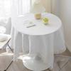 White Tablecloth Tea Table Runner Decoration Rectangle Table Cover for Kitchen Wedding Dining Room Camping Mat
