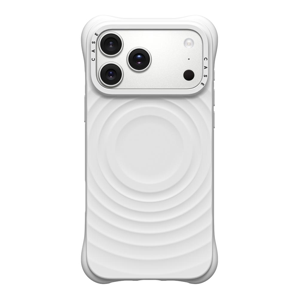 Модный чехол в стиле INS с волнами для MagSafe, силиконовый чехол для iPhone 17 Pro Max 17Pro, рамка для камеры, гравировка букв, усиленные четыре угла, противоударный чехол-подушка безопасности